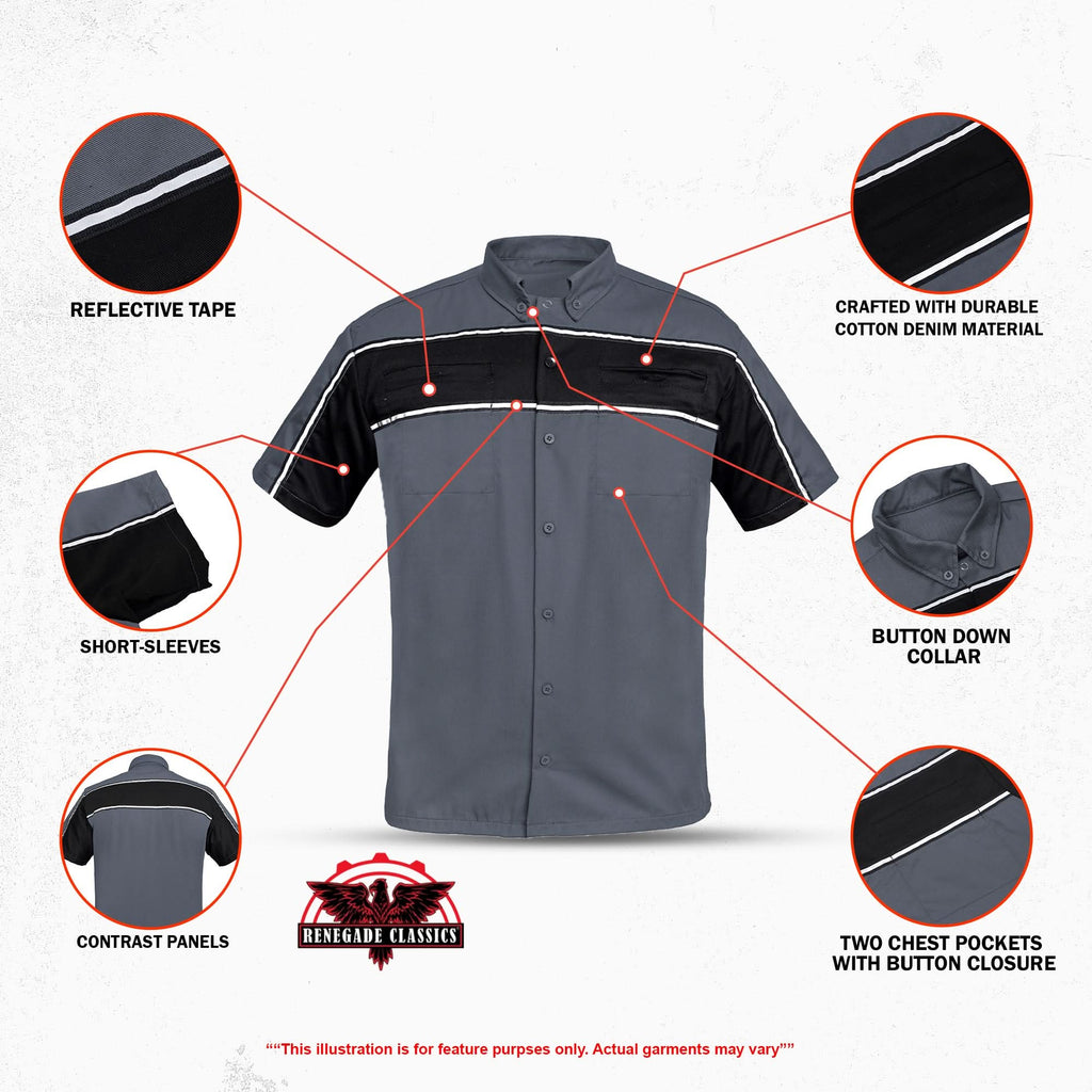 TitanStripe – Cotton Work Shirt