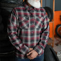 Riveter Men’s Maroon, Black, and White Flannel