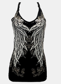 Women’s BLACK Stunning Twist Halter Top