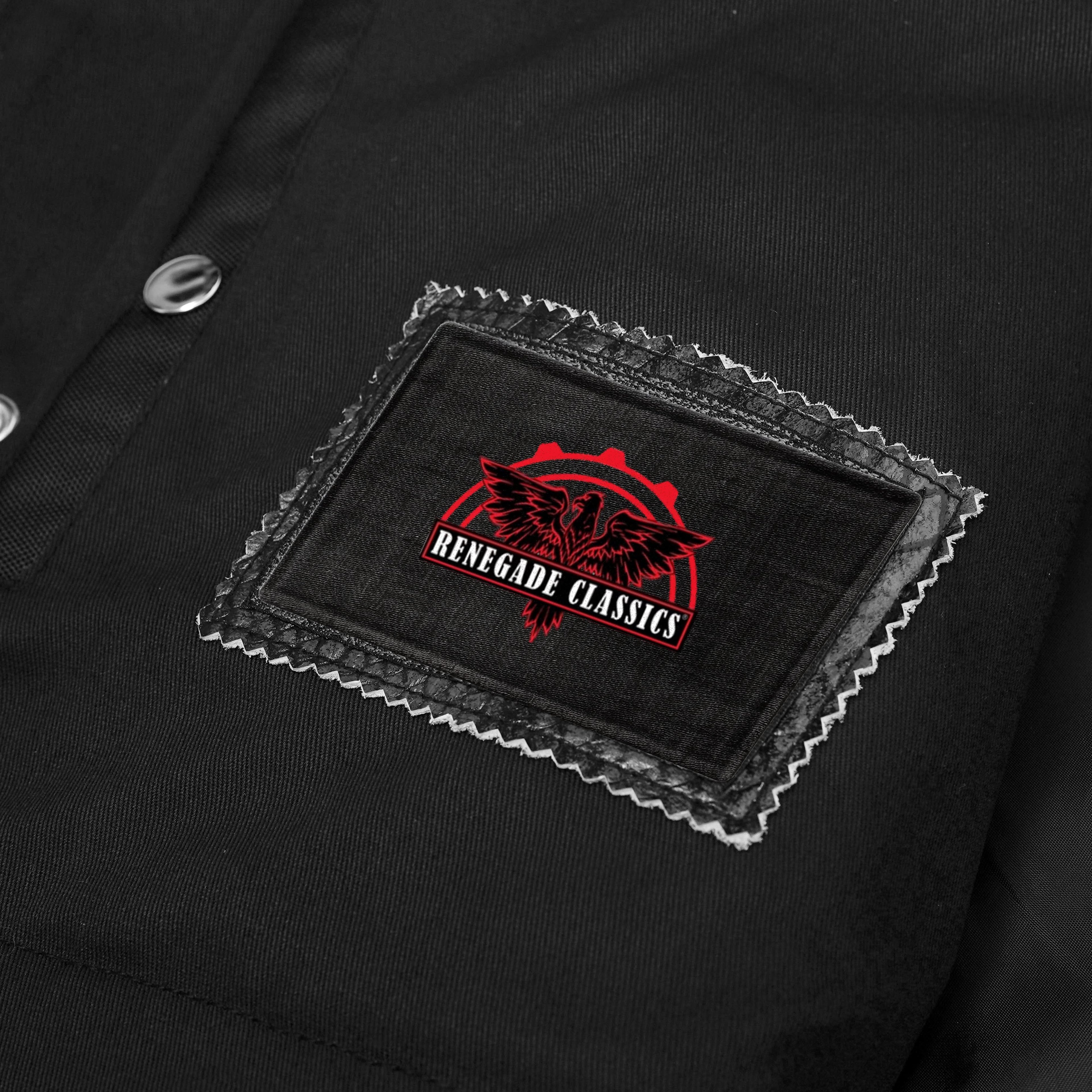 Leather Fang Lowcut Men's Leather Vest