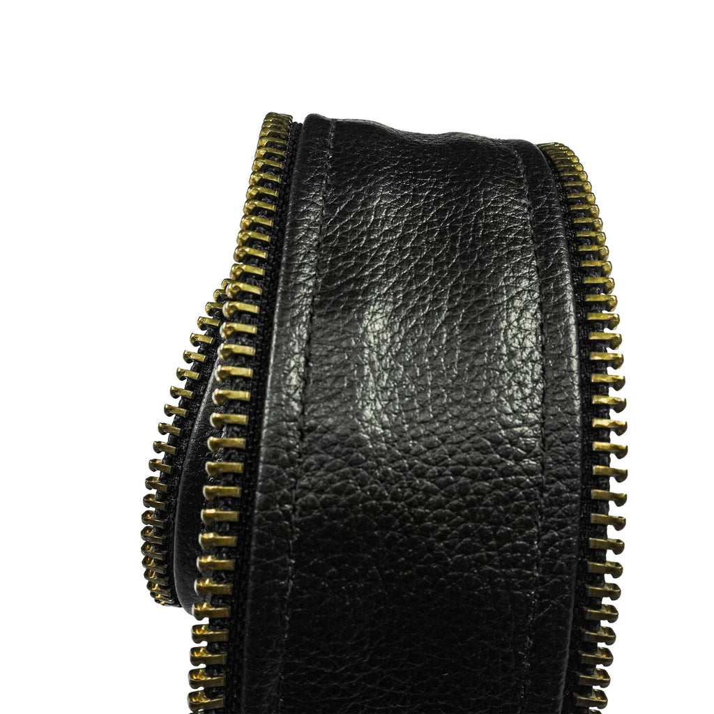 VXP54 Men's Black Universal Vest Expander Panel with Antique Zip