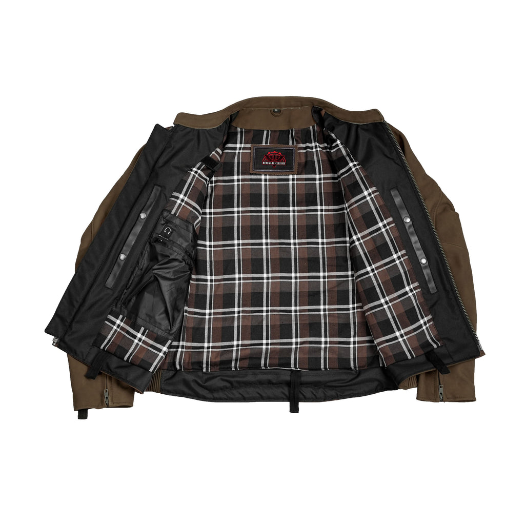 Rancher’s Edge - Men’s Leather Motorcycle Jacket