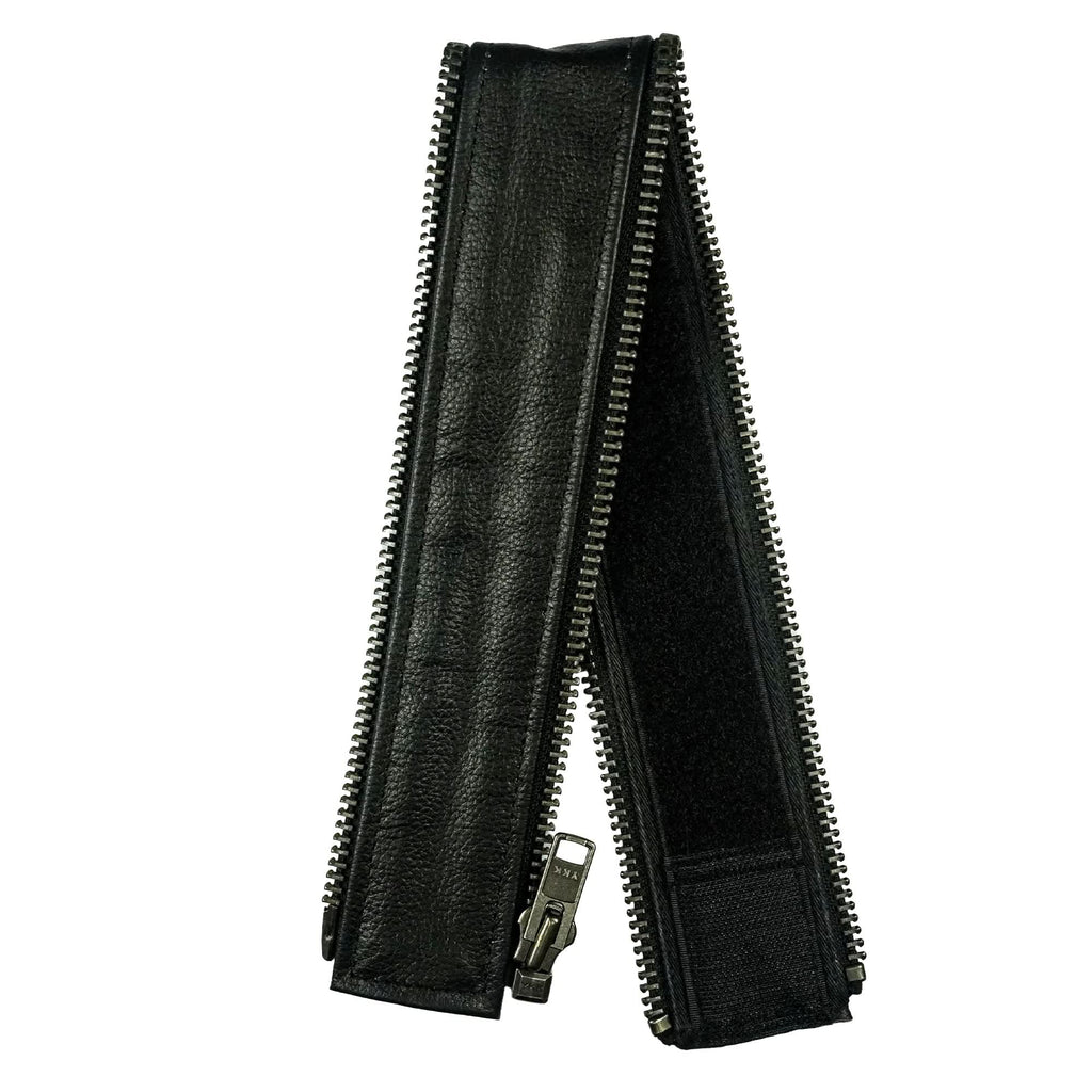 VXP52 Men's Black Universal Vest Expander Panel with Gun Metal Zip # 1