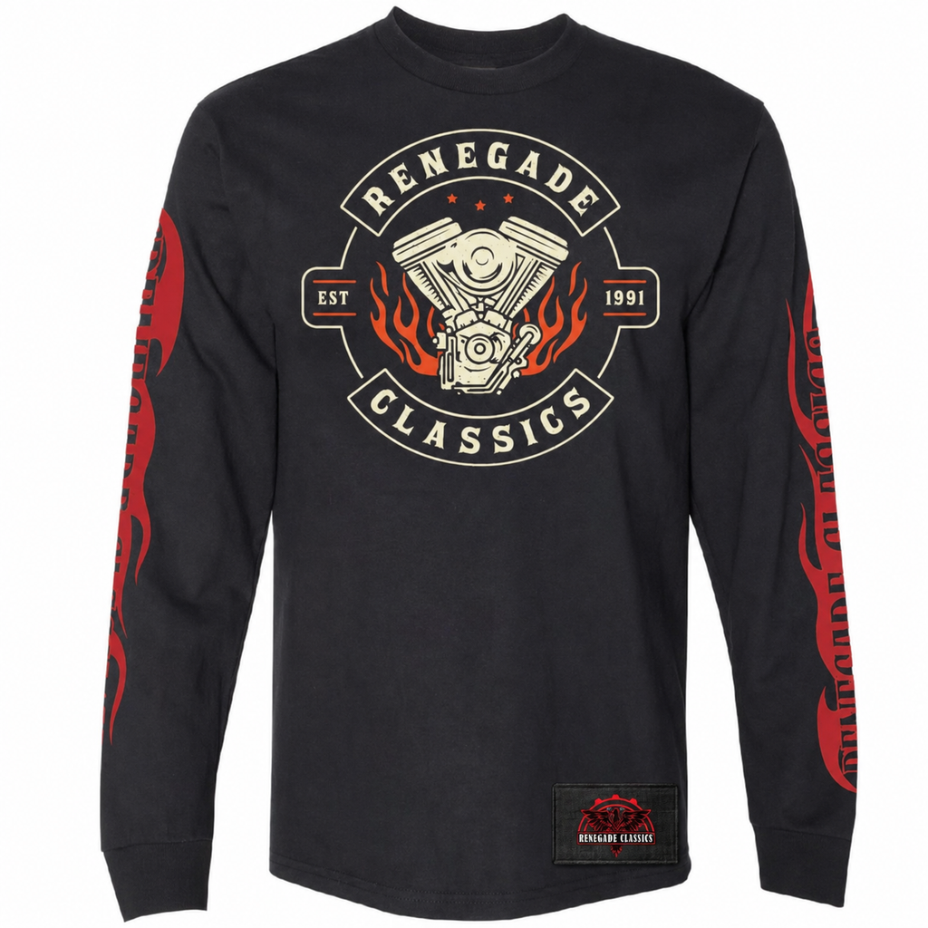RC Rocker Vintage Men's  Long Sleeve Shirt