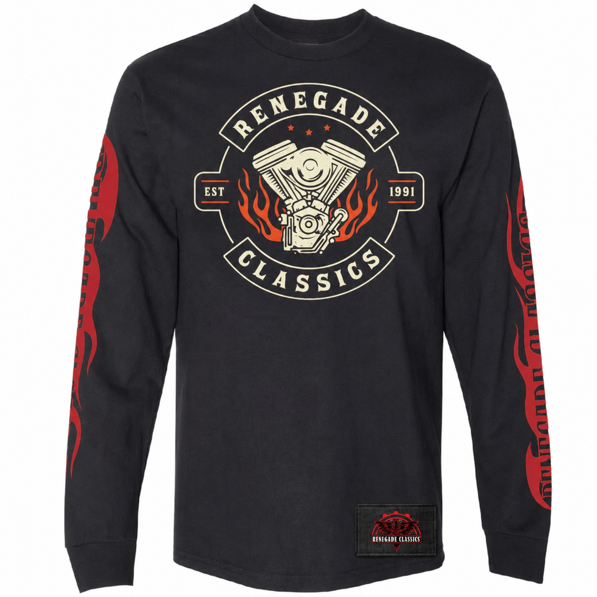 RC Rocker Vintage Men's  Long Sleeve Shirt
