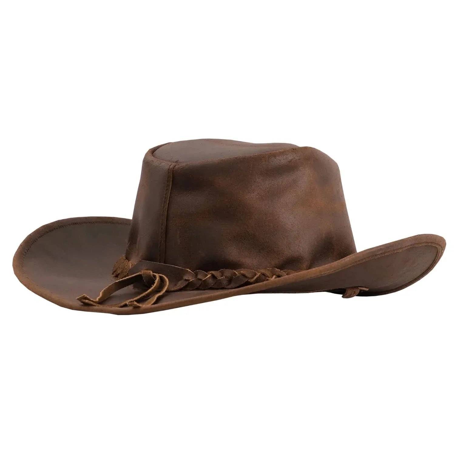 Outlaw Fedora - Men’s Leather Hat