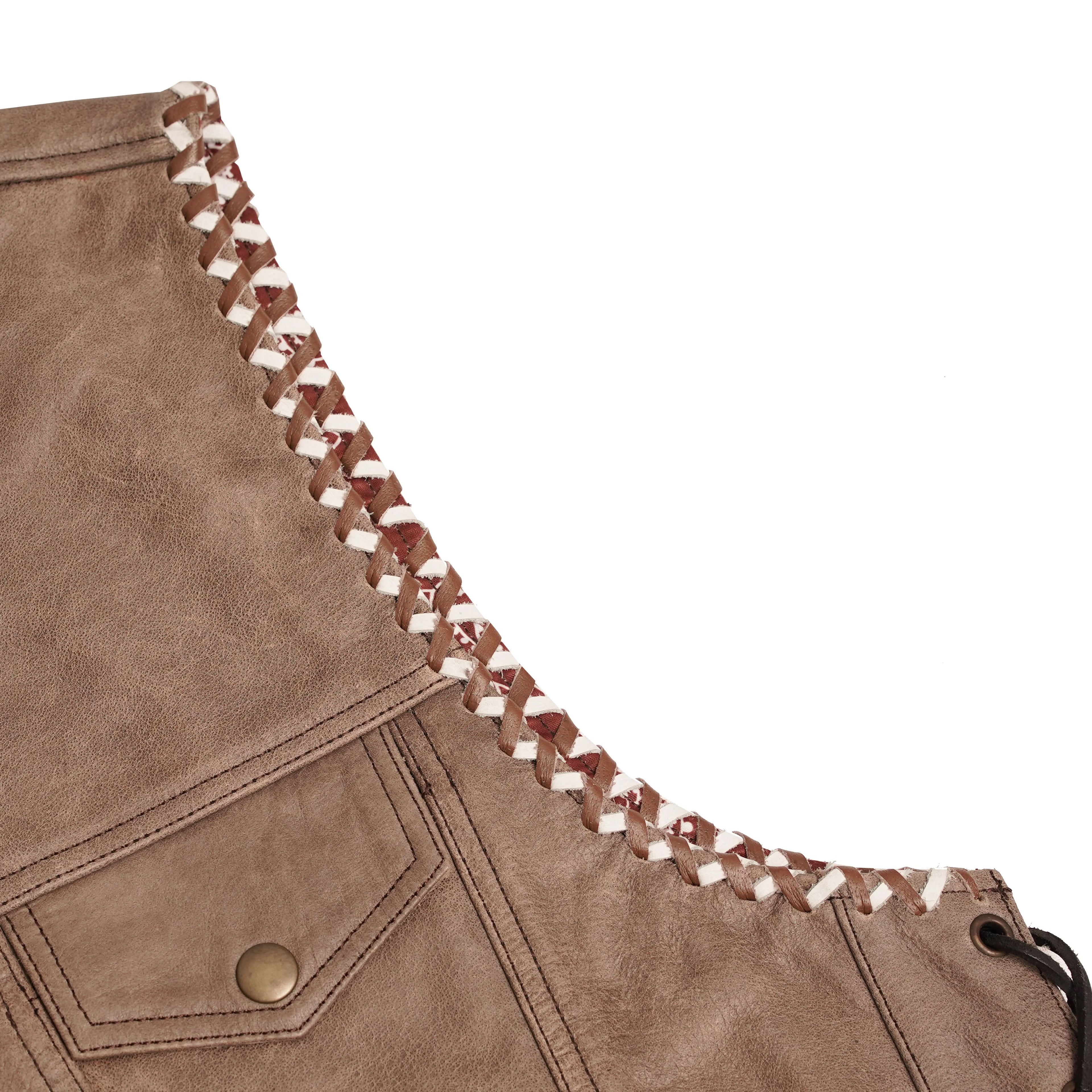 Sandstone Men’s Leather Vest