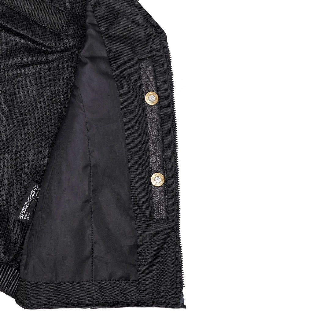 Biker Babe Women's Studded Leather Motorcycle Vest