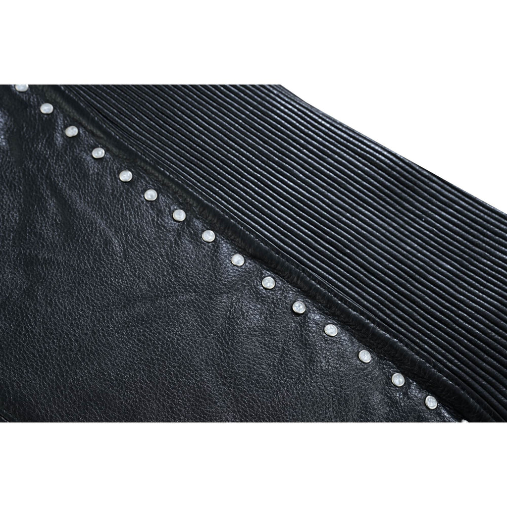Biker Babe Women's Studded Leather Motorcycle Vest