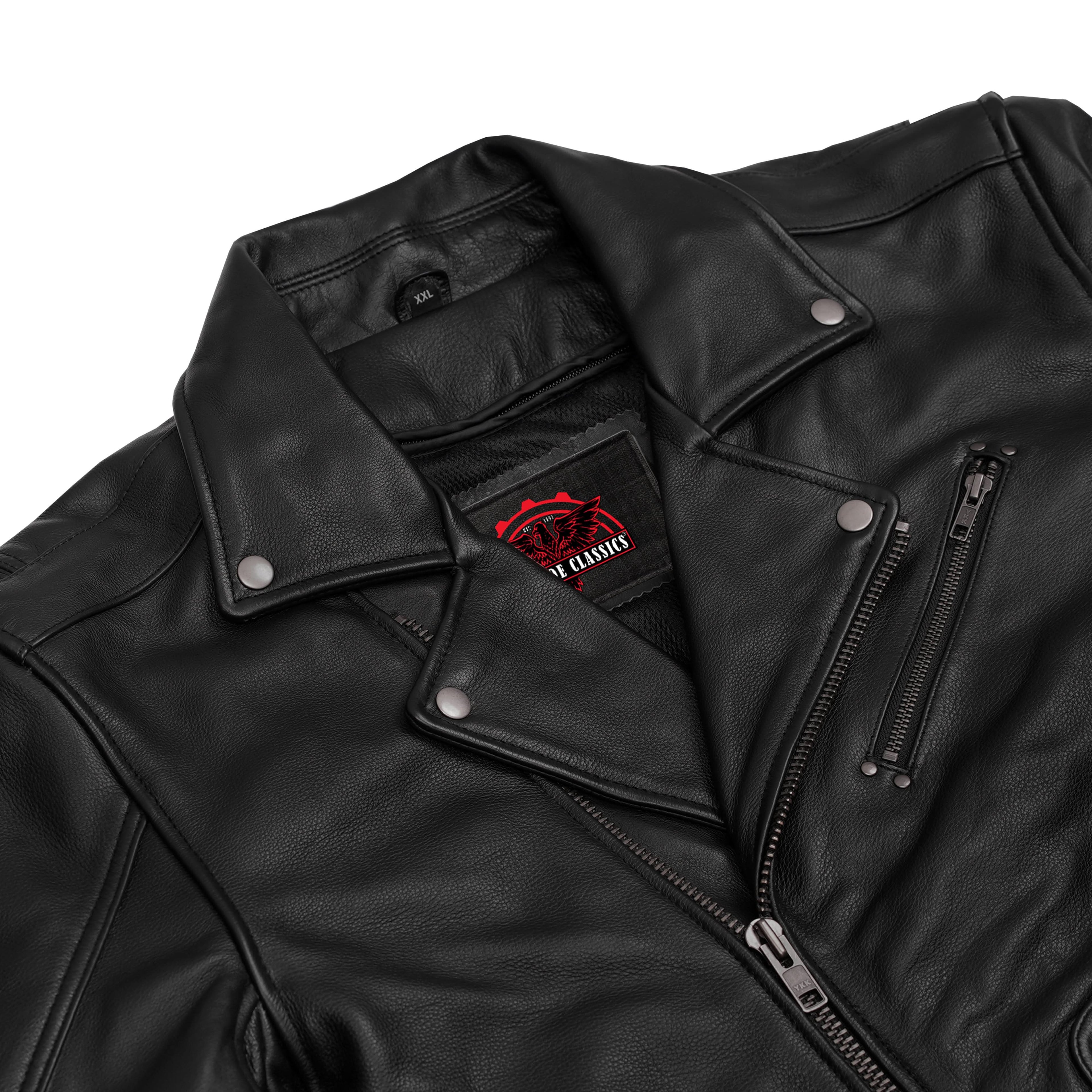 Black Cavalry - Men’s Motorcycle Leather Jacket