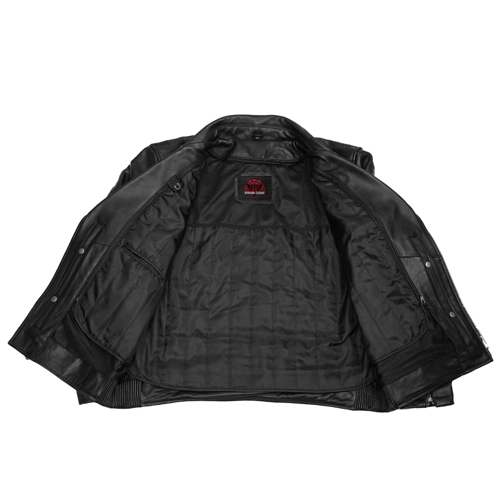 Black Cavalry - Men’s Motorcycle Leather Jacket