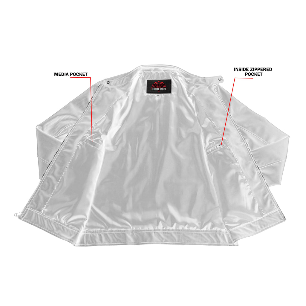 Night Bolt Men’s Faux Leather Motorcycle Jacket