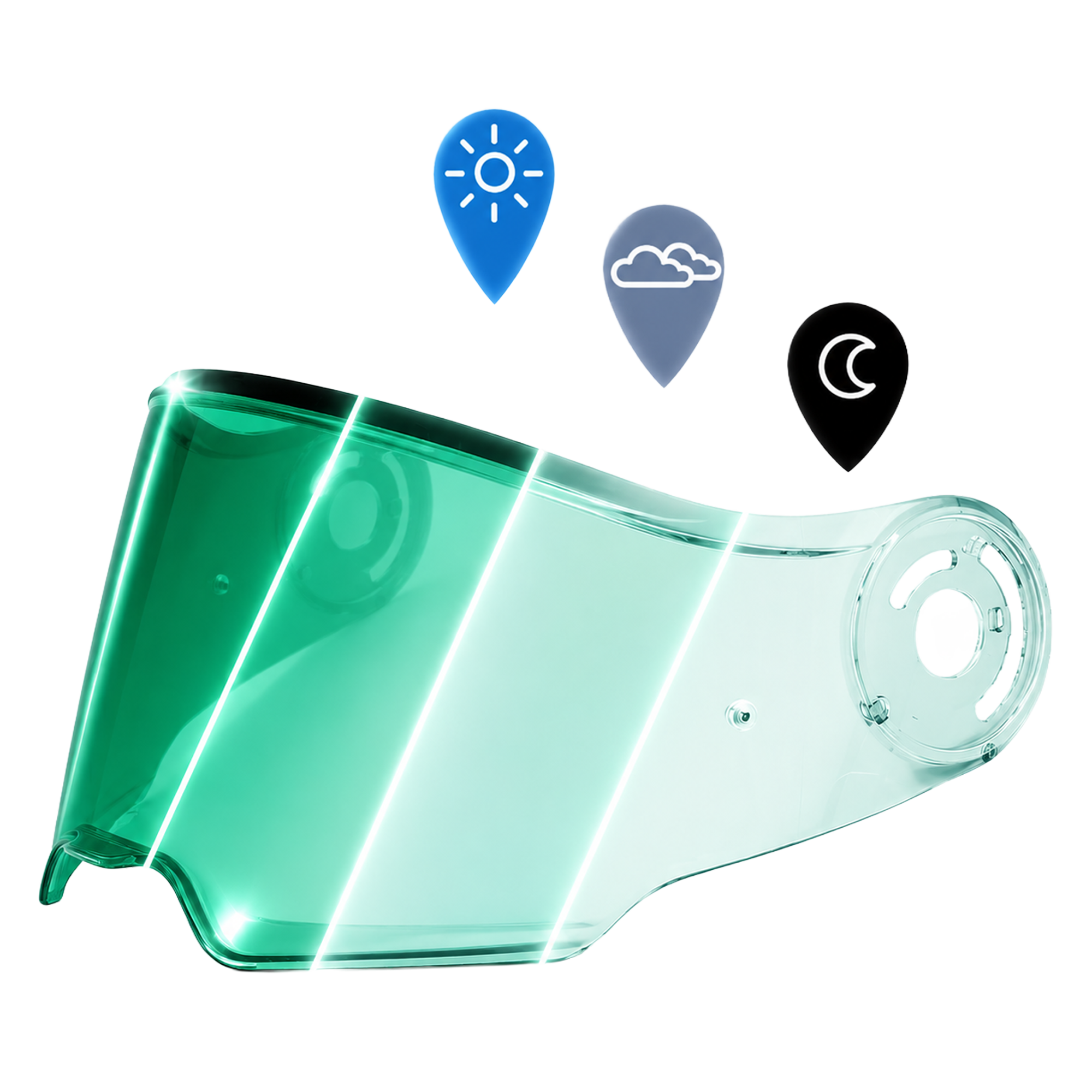 C6 Shield Outer- Photochromic Green