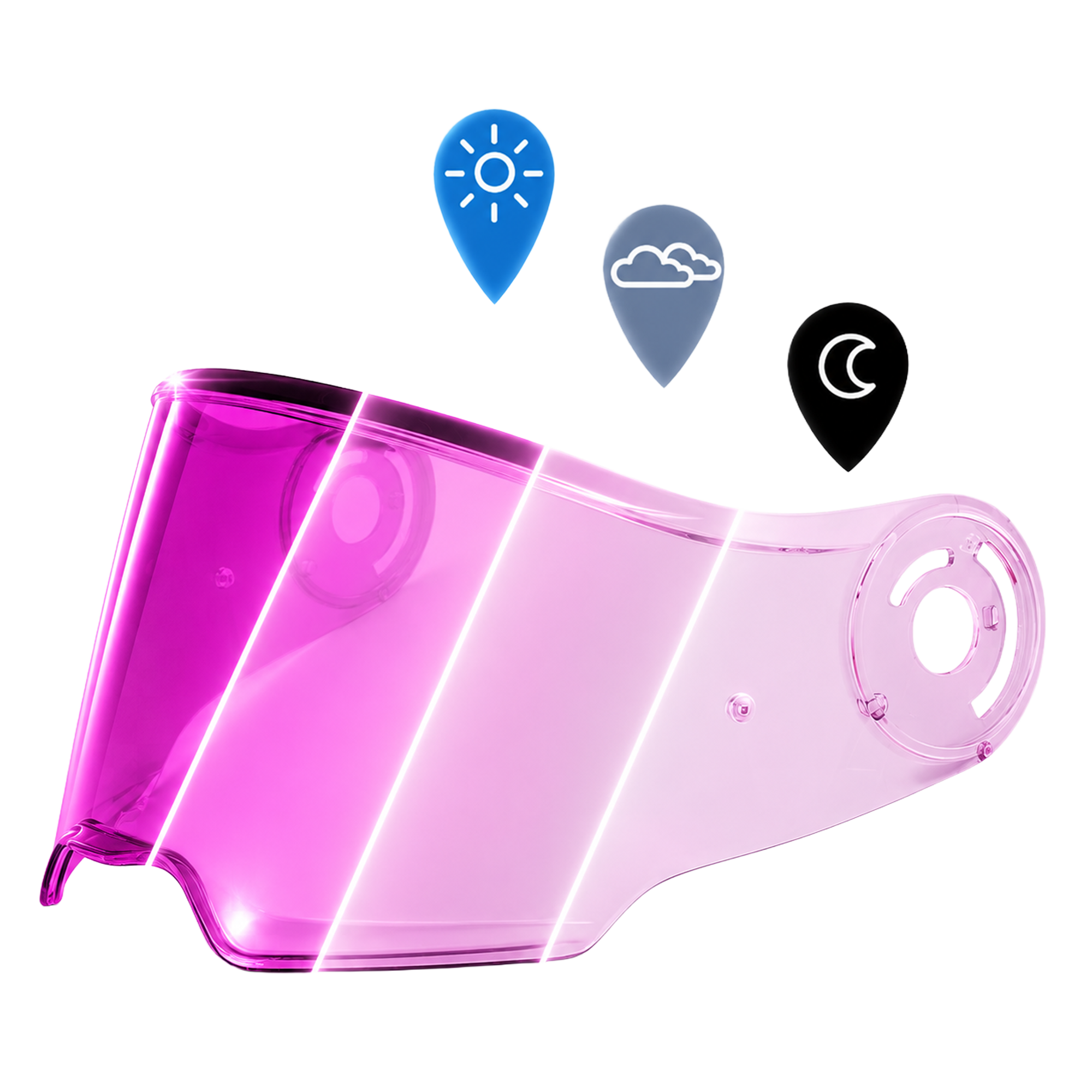 C6 Shield Outer- Photochromic Pink