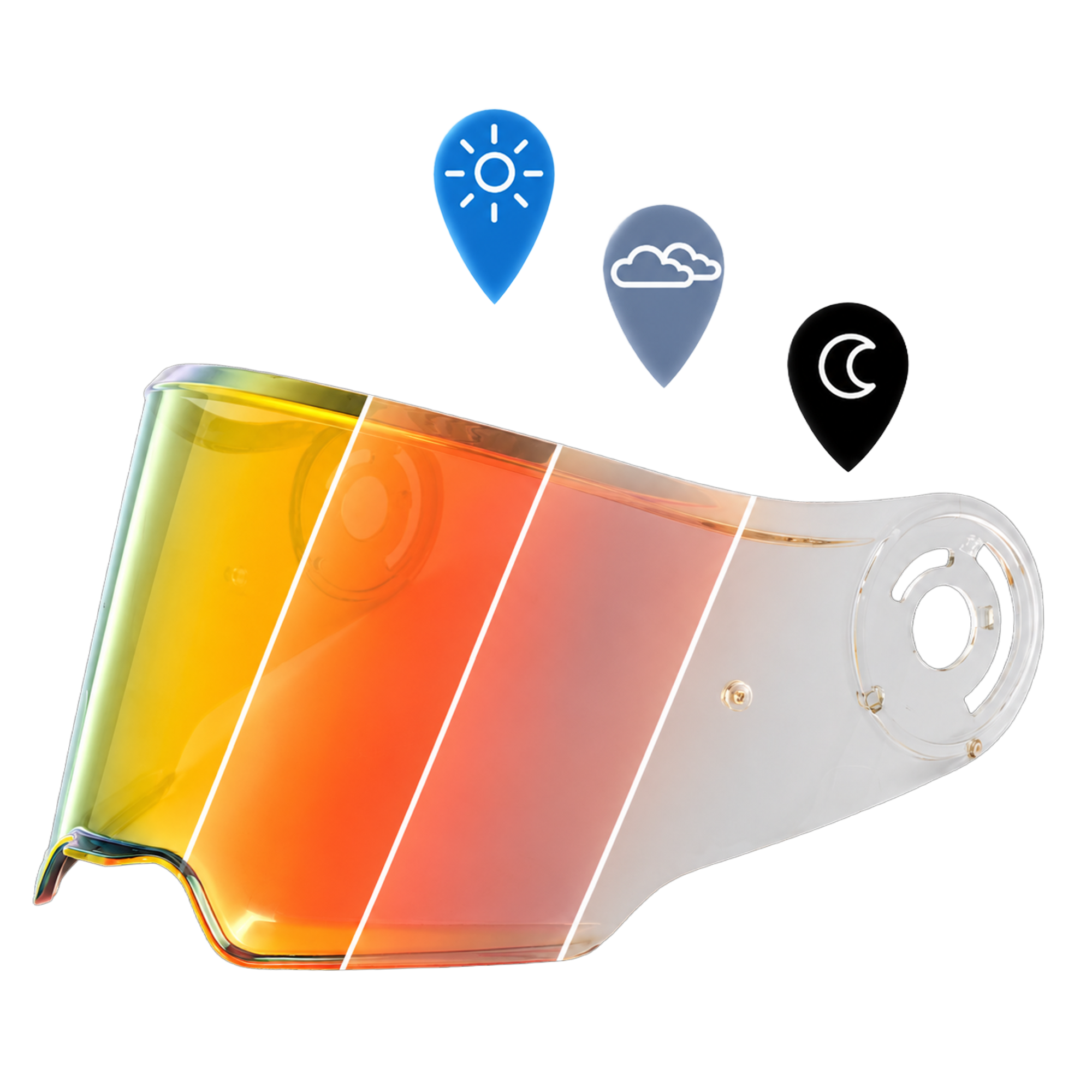 C6 Shield Outer- Photochromic Red