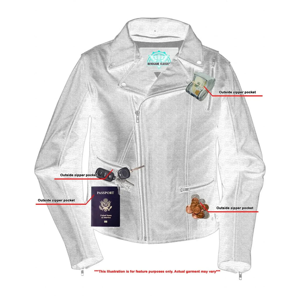 Women's Updated Stylish M/C Jacket