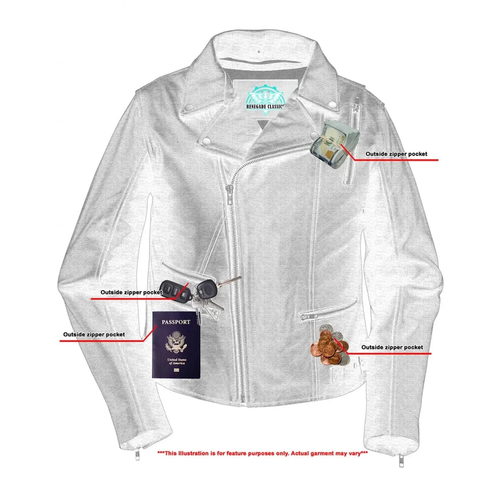Women's Updated Stylish M/C Jacket