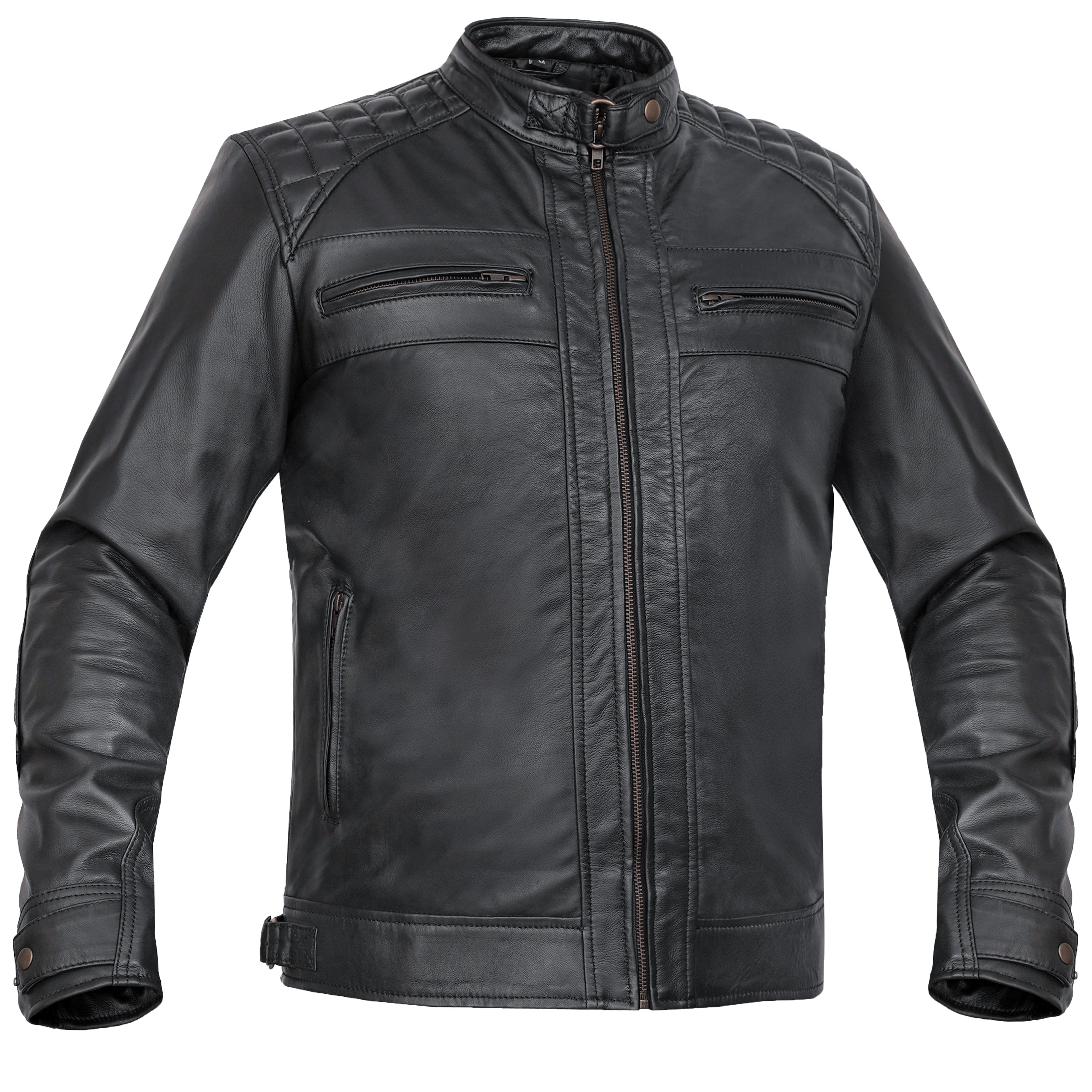Men's Faux Leather Fashion Jacket