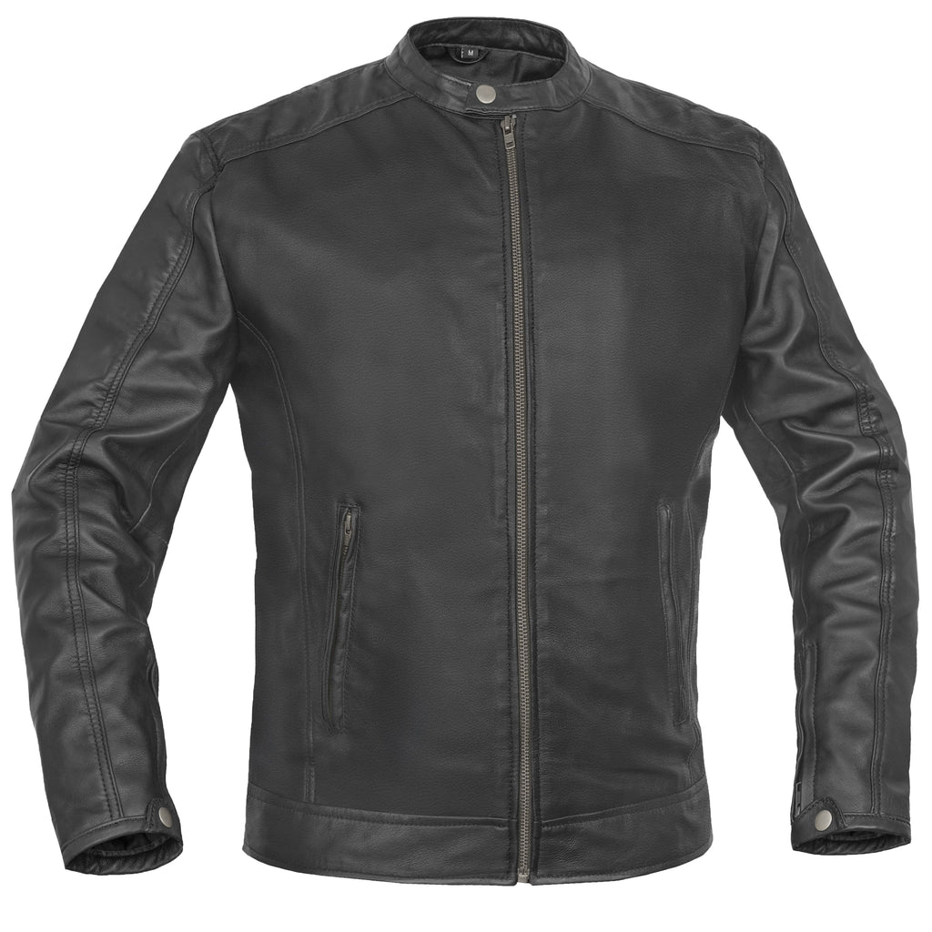 Classic Joe Men's Fashion Lambskin Leather Jacket