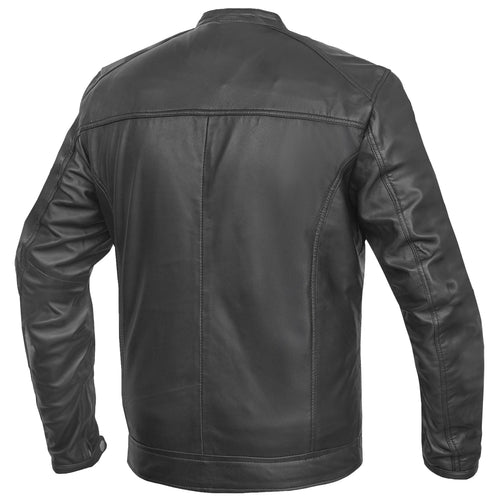 Classic Joe Men's Fashion Lambskin Leather Jacket