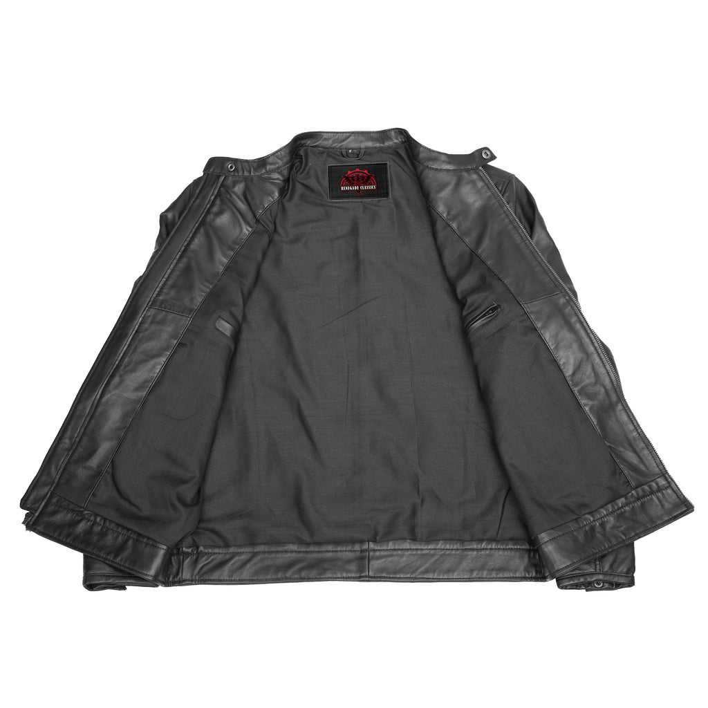 Classic Joe Men's Fashion Lambskin Leather Jacket