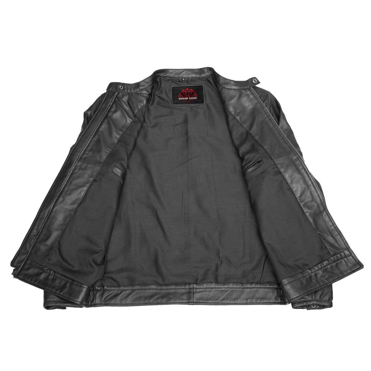 Classic Joe Men's Fashion Lambskin Leather Jacket