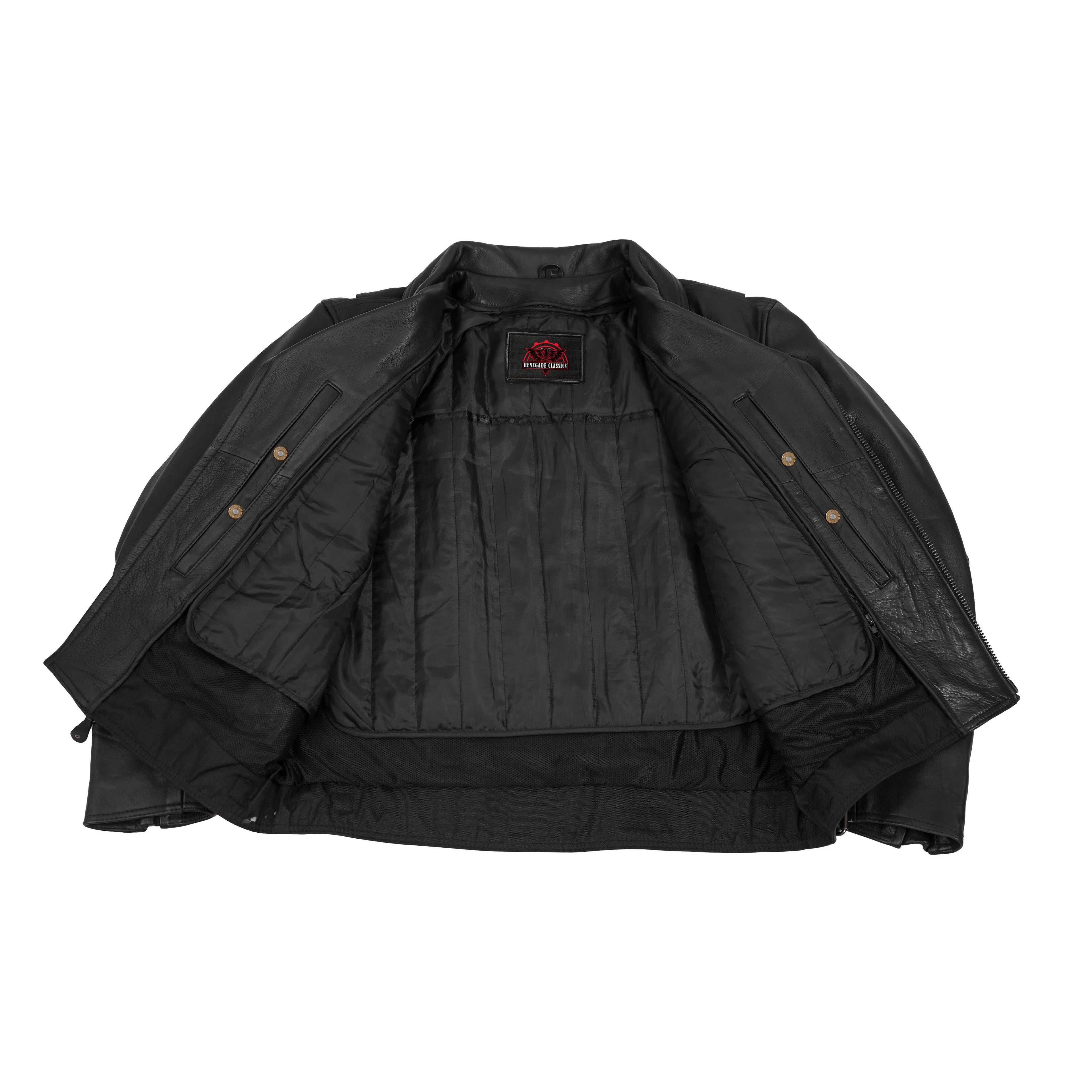ShadowRider - Men's Leather Motorcycle Jacket