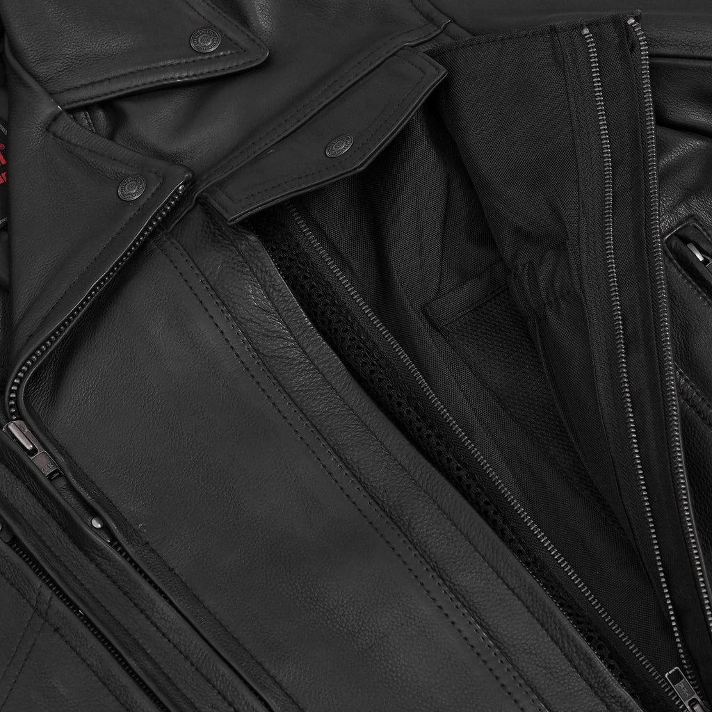 ShadowRider - Men's Leather Motorcycle Jacket