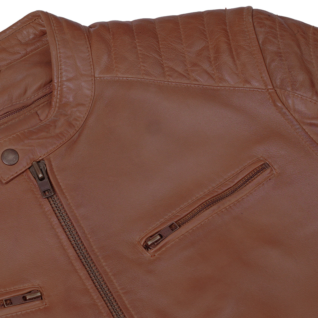 COPPER SLAYER MEN'S Fashion Leather Jacket