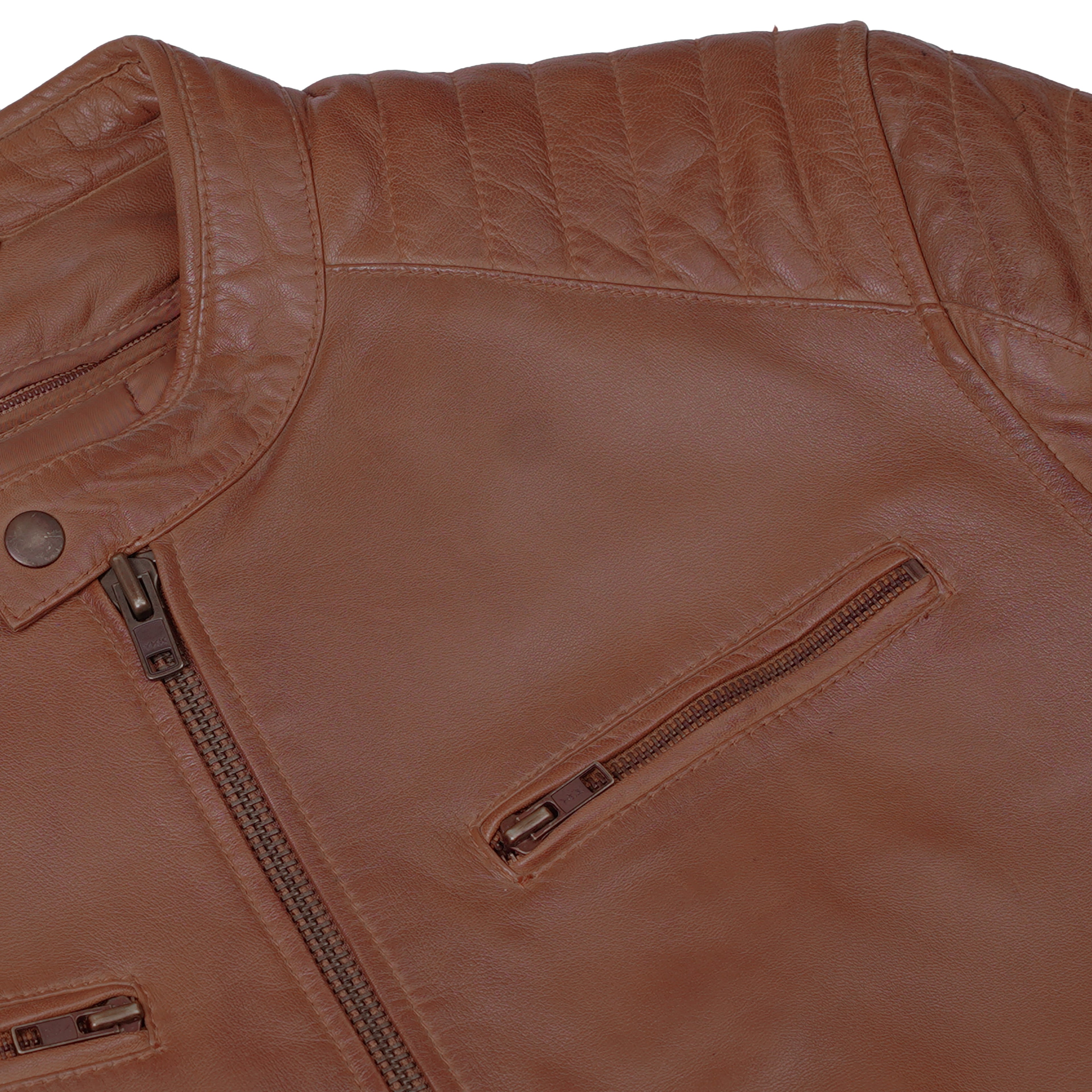 COPPER SLAYER MEN'S Fashion Leather Jacket