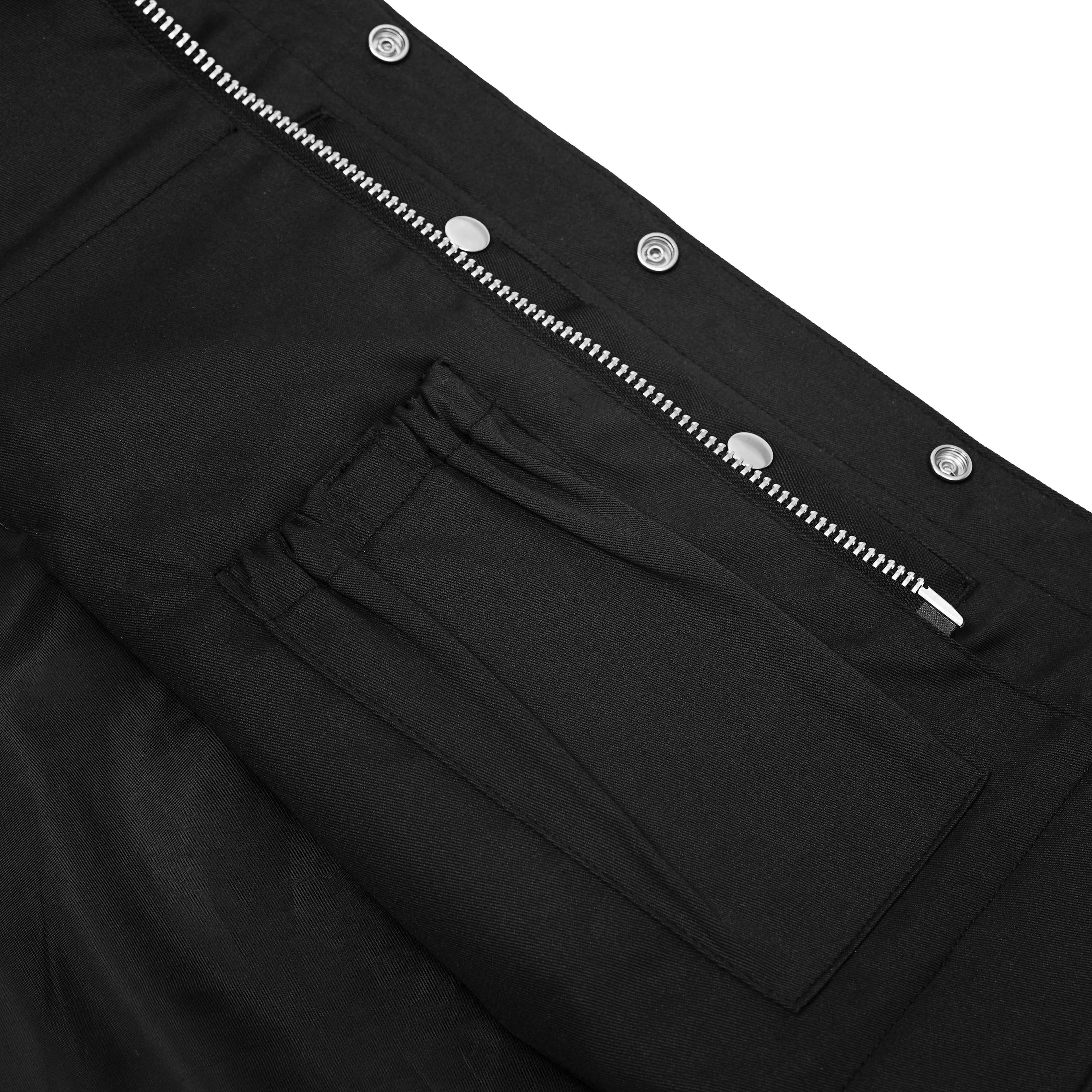Leather Fang Lowcut Men's Leather Vest
