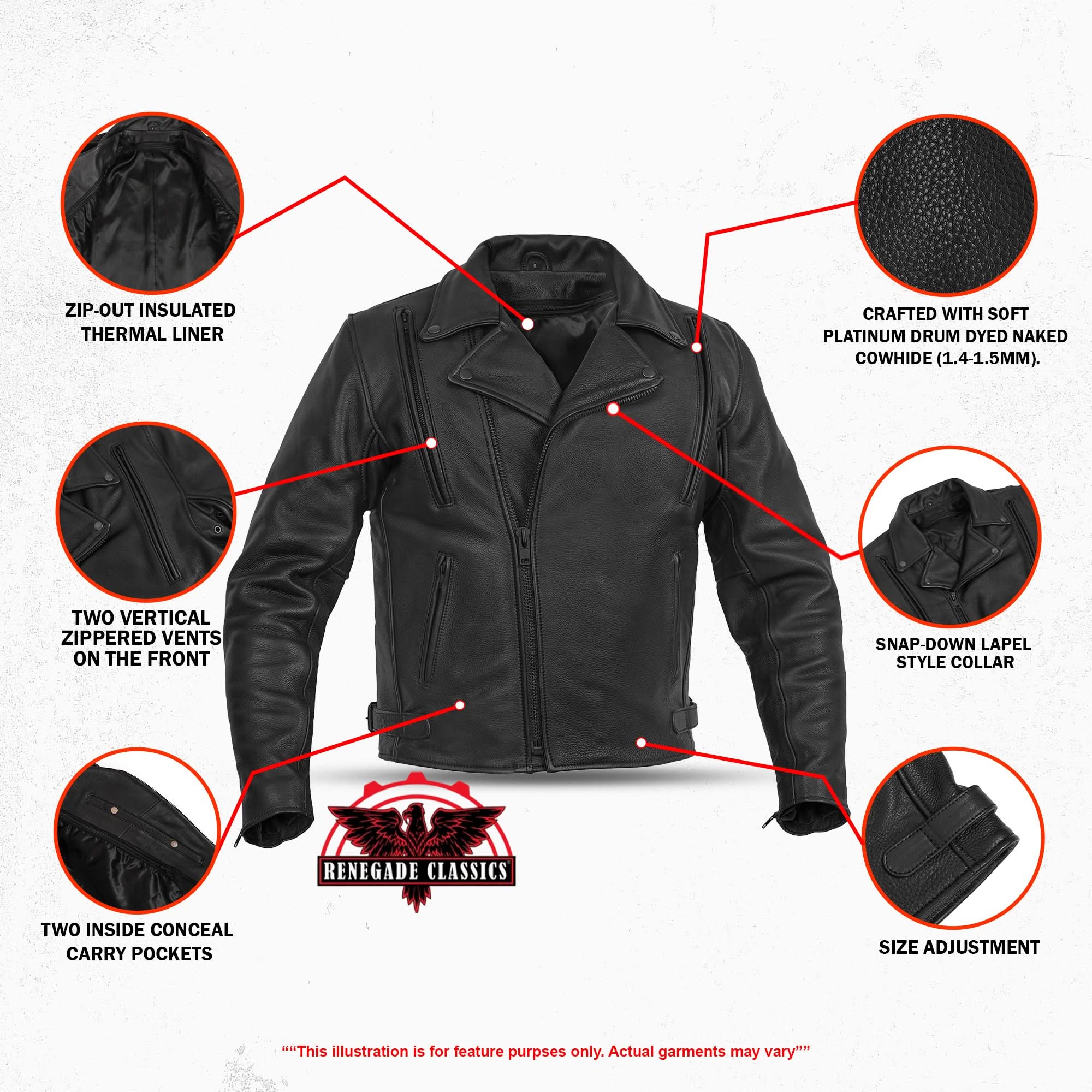 Dark Nova Leather Motorcycle Jacket