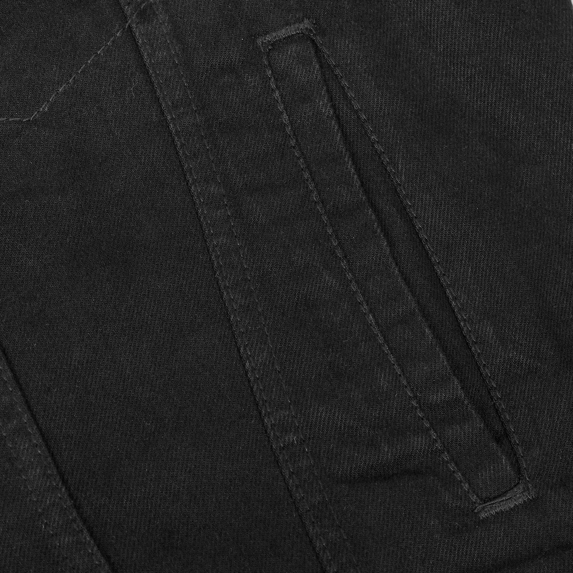 Men's Snap/Zipper Front Black  Denim Motorcycle Vest
