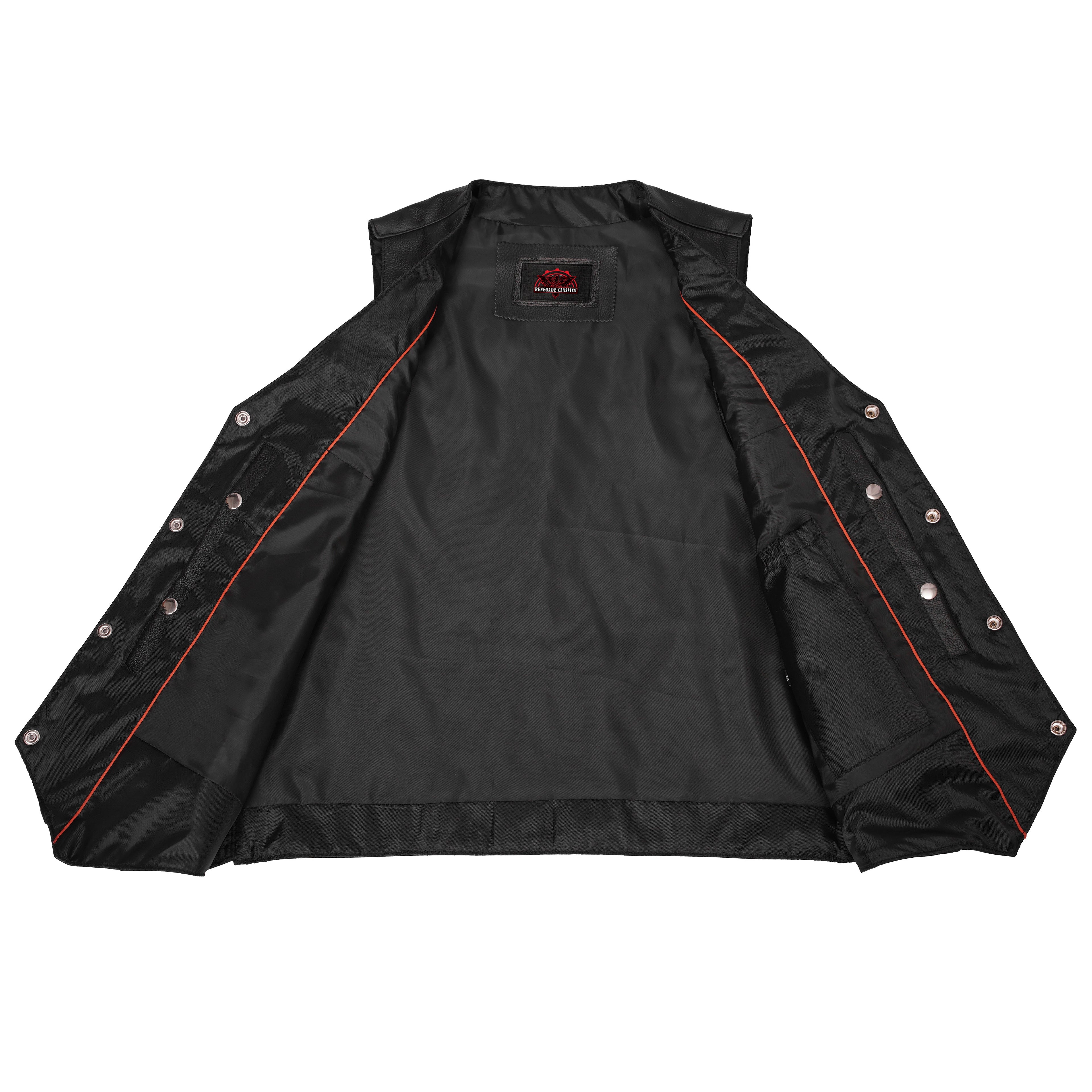 Advance Men's Buffalo Nickel Head Snap Vest