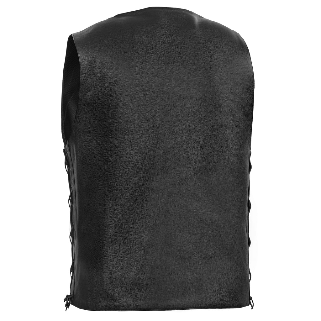 Men's Gold Traditional Vest - Black