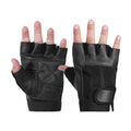 Leather/ Mesh Fingerless Glove