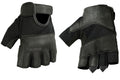 Leather / Mesh Fingerless Glove