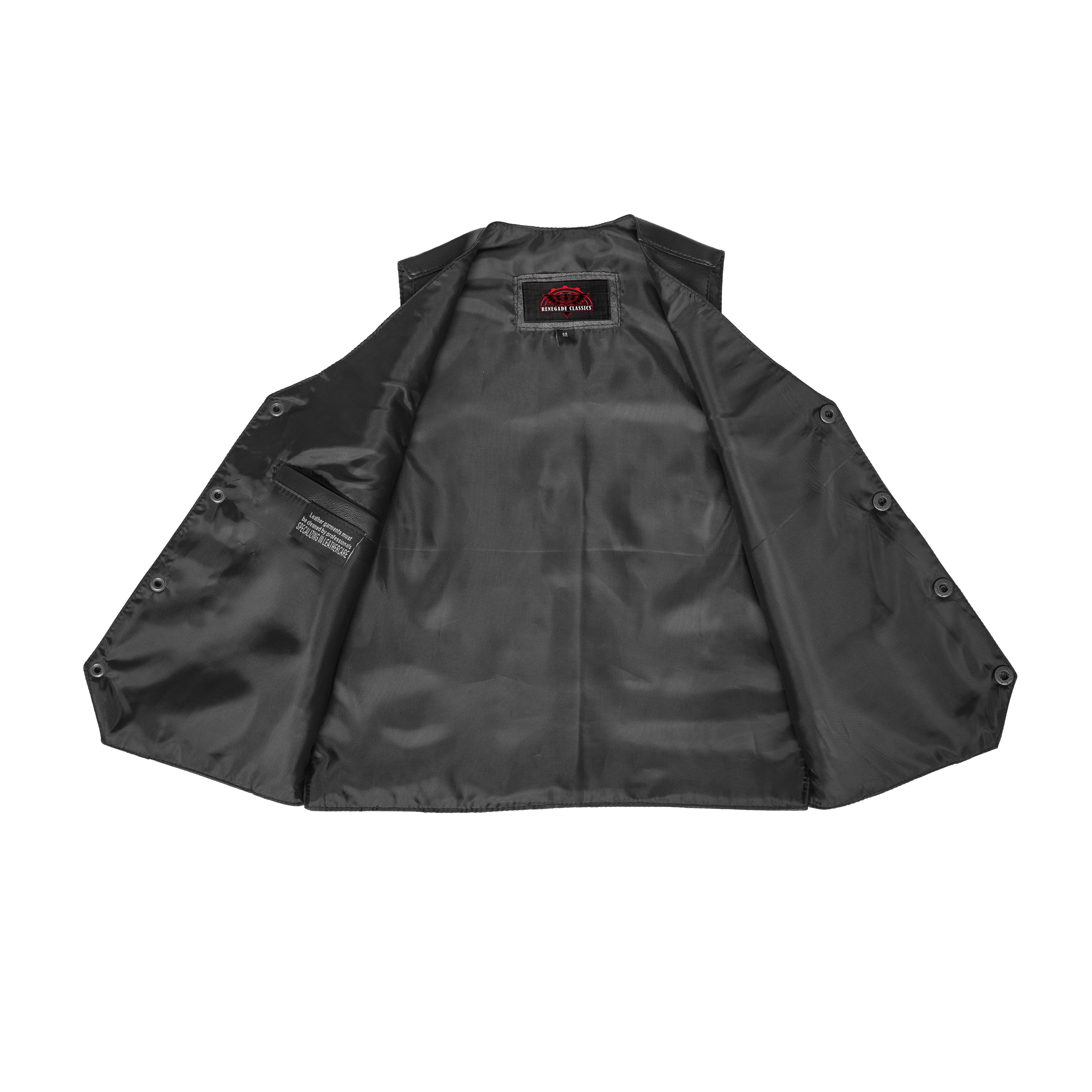 Kids Traditional Style Plain Side Vest