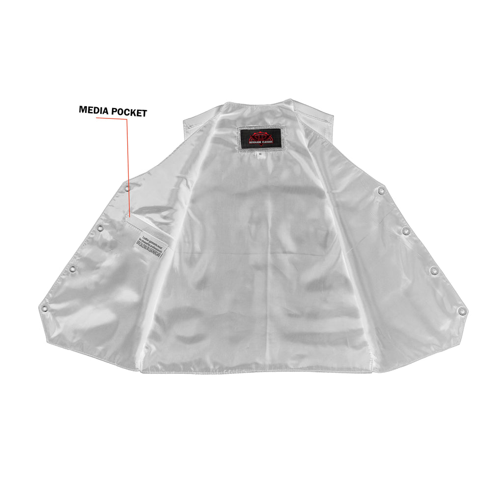 Kids Traditional Style Plain Side Vest
