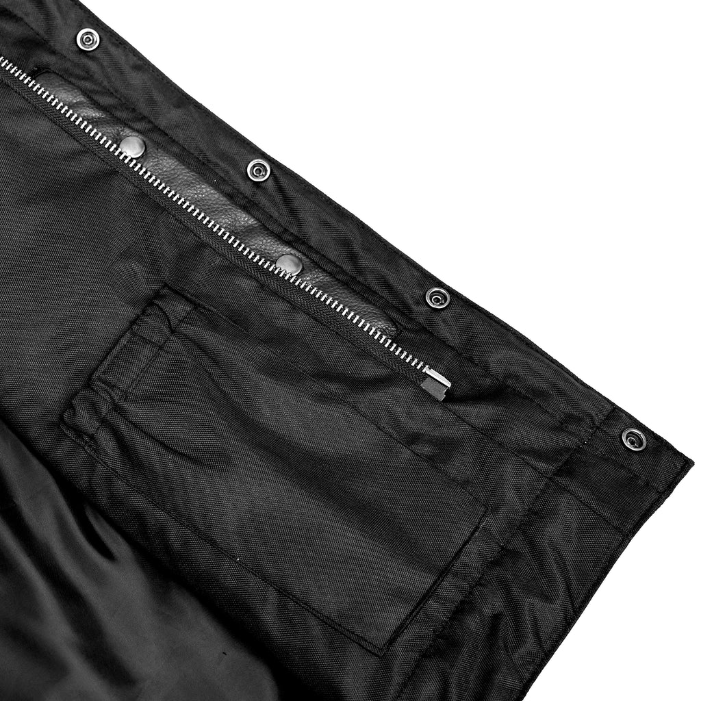 Renegade Classics Pick Black Motorcycle Vest with Smart Access Pockets