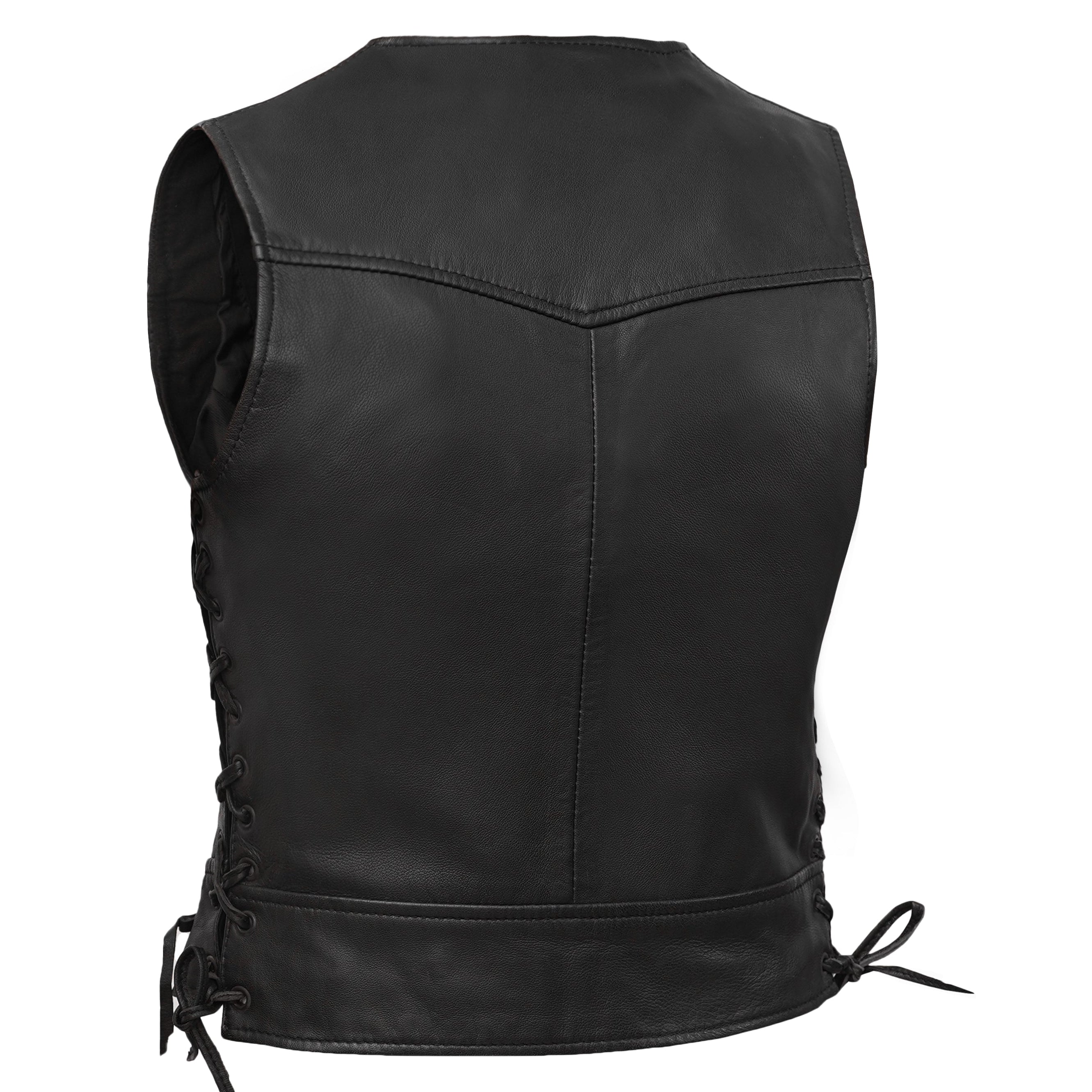 Women's Lightweight Vest with Rivets Detailing