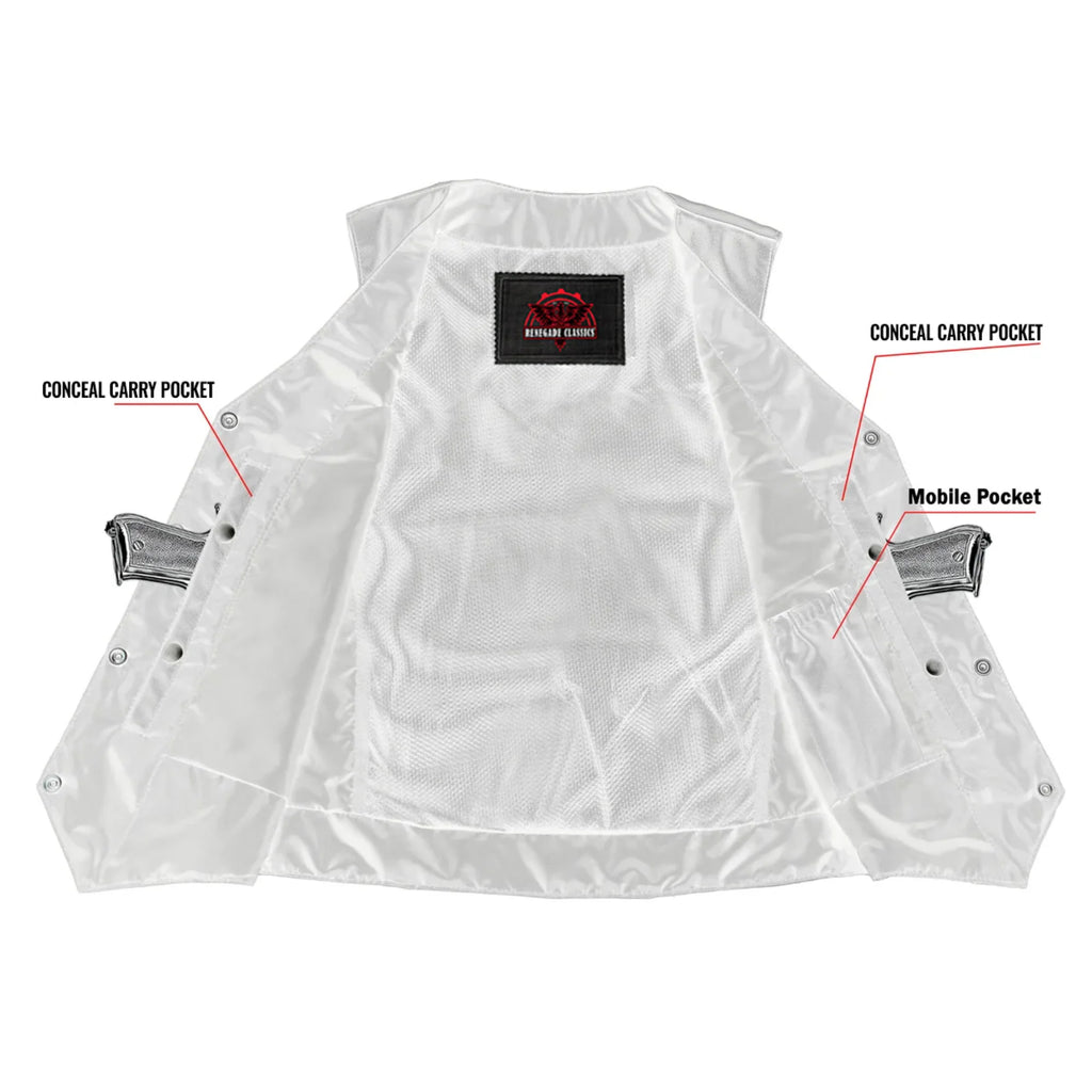 Women's Classic Plain Side Vest