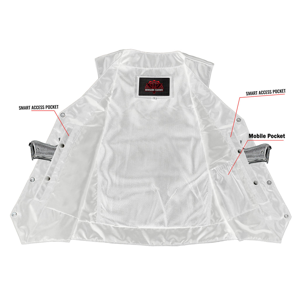 Women's Classic Plain Side Vest