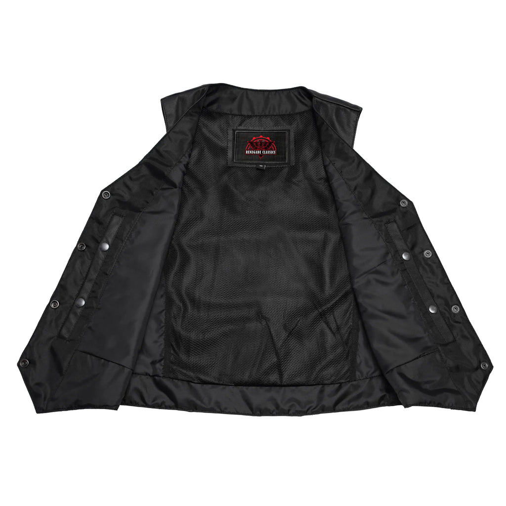 Women's Classic Plain Side Vest