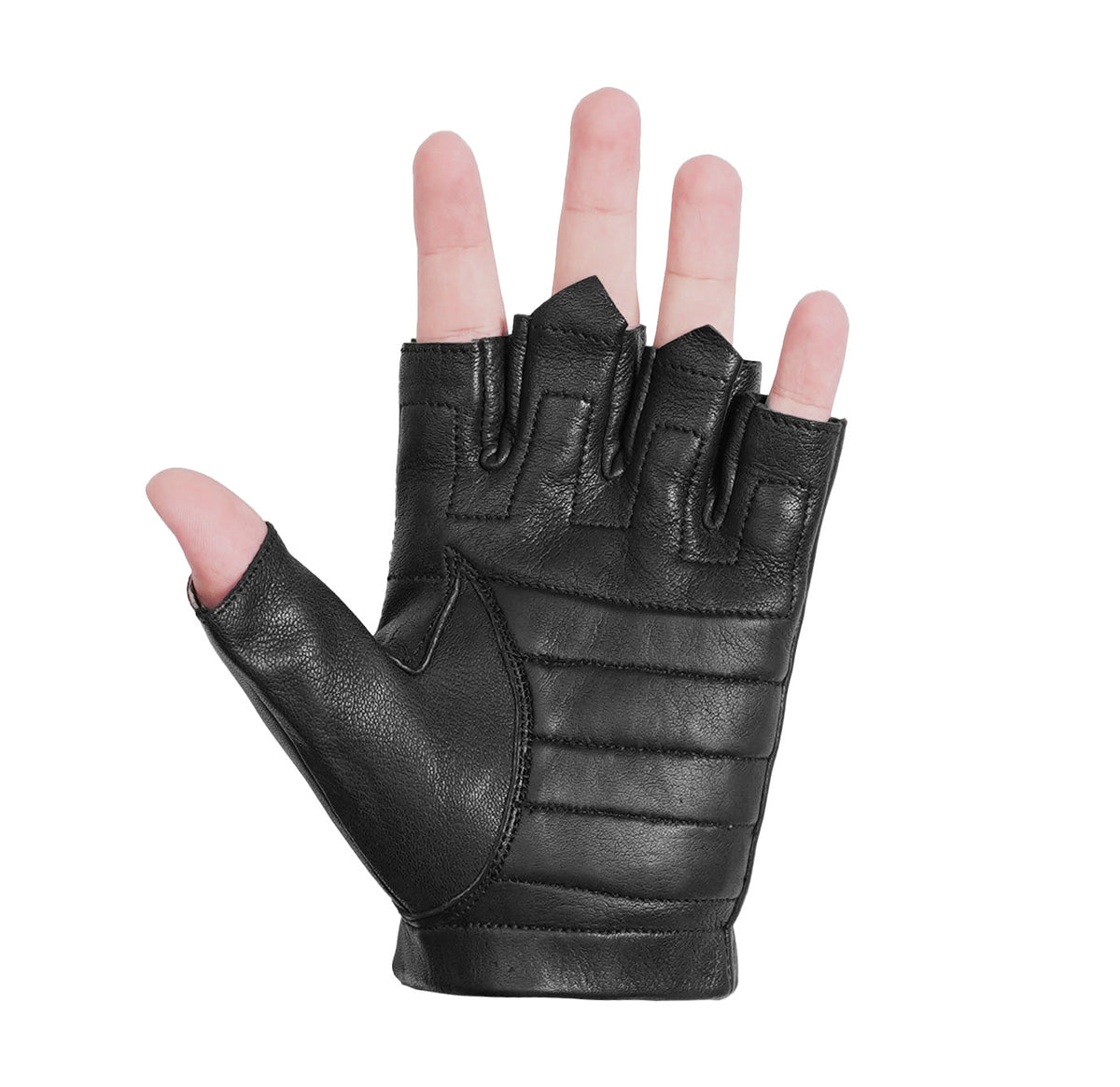 Men's Hardy Deer Skin Fingerless Glove
