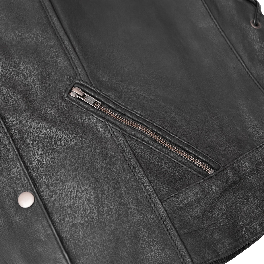 Women's Vest with Grommet and Lacing Accents