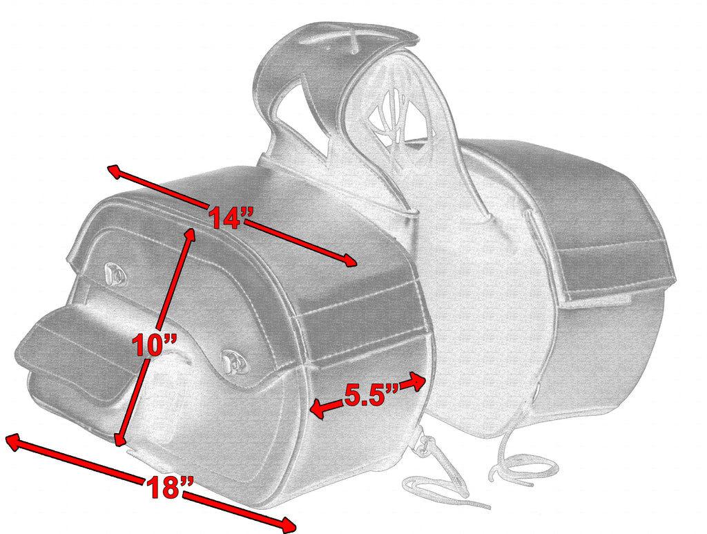 Two Strap Saddle Bag
