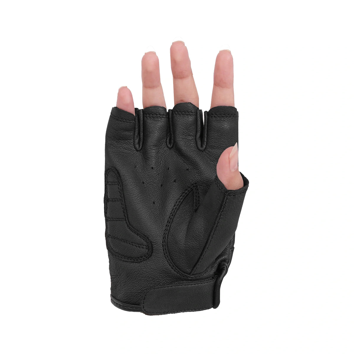 Women's Embroidered Fingerless Glove