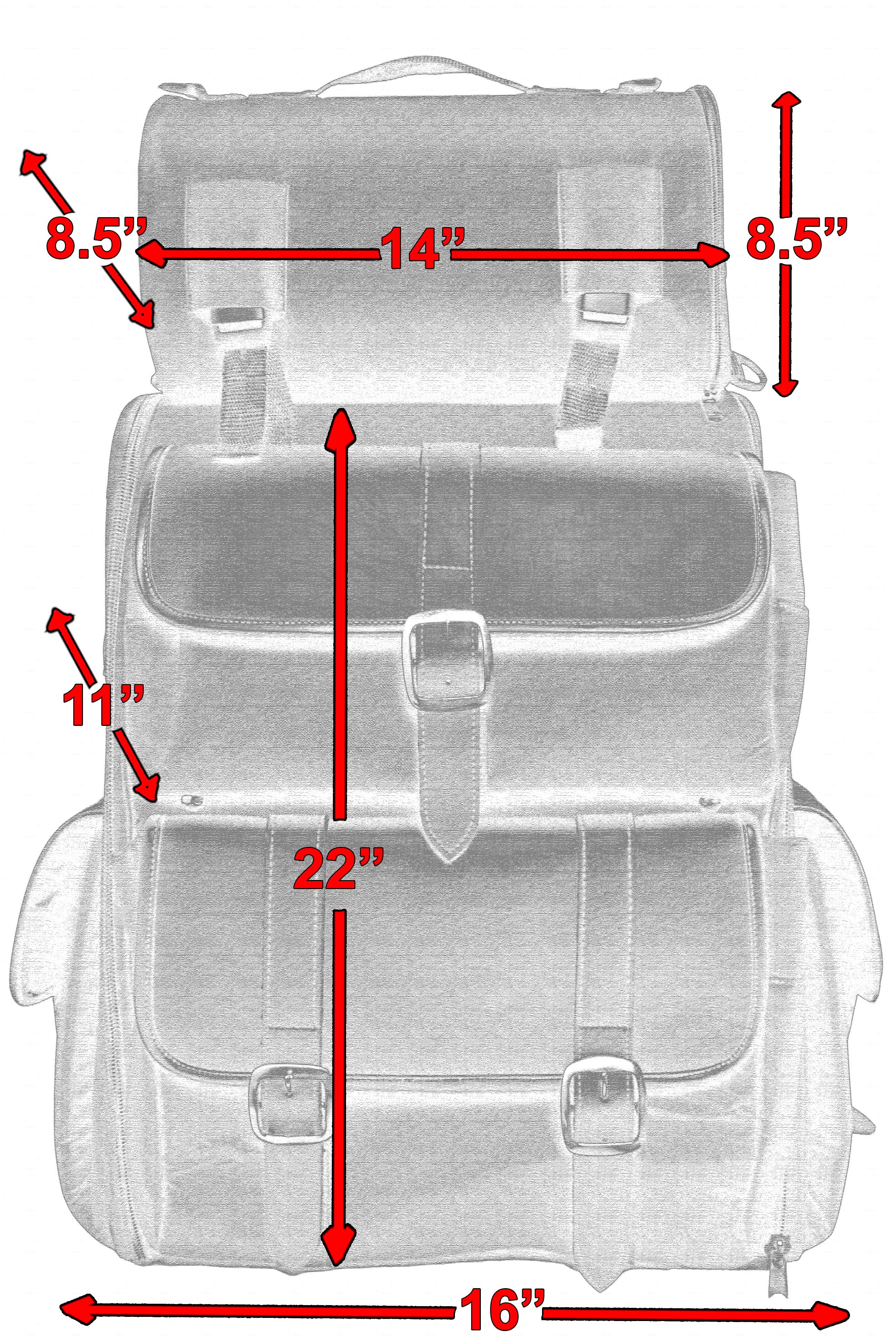 Updated Touring Sissy Bar Bag