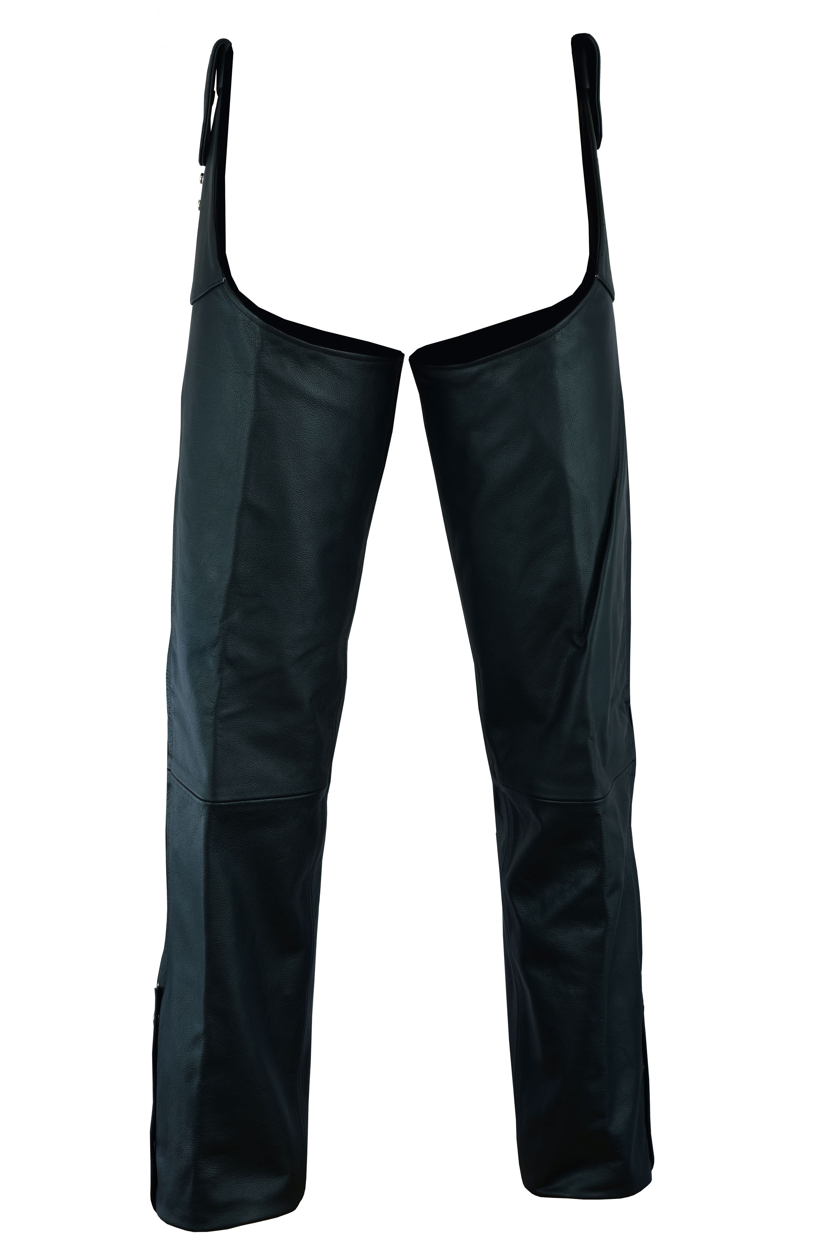 Unisex Adjustable Side Snap Beltless Chap